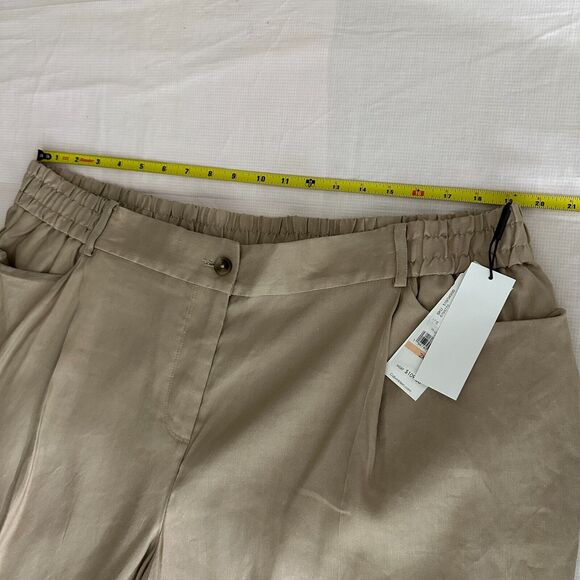NWT Calvin Klein Womens Career Pull On Dress Pants Soft Linen Blend Plus Size 3X - Picture 6 of 14